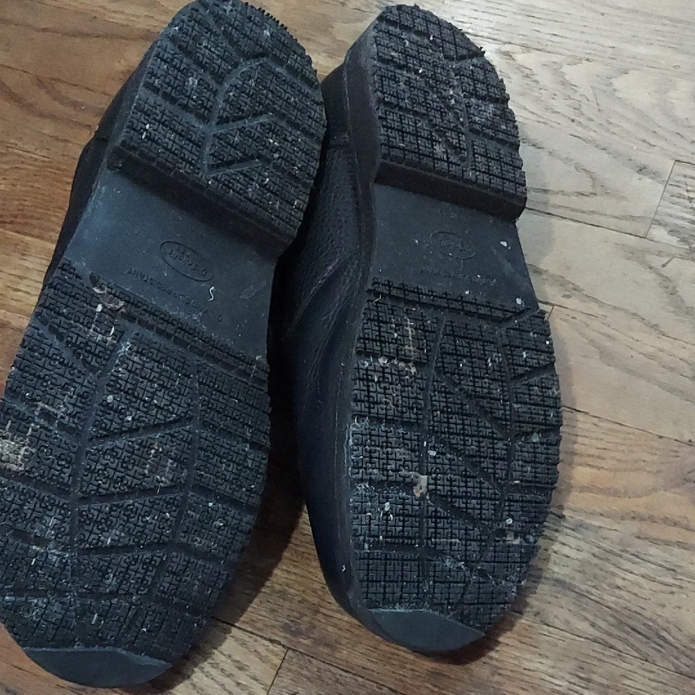 Dr. Scholl's Men's Black Leather Loafers - Picture 7 of 11